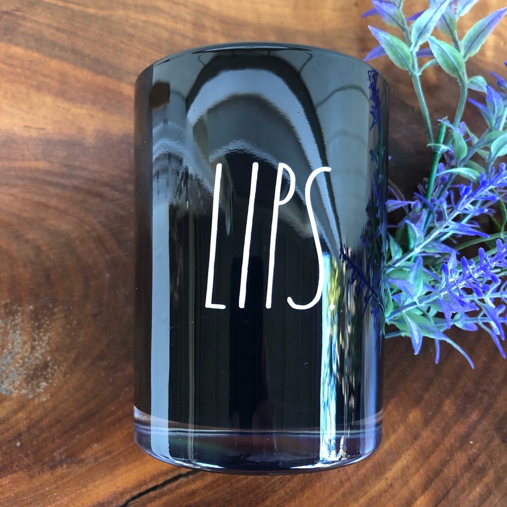 Rae Dunn “LIPS” Makeup Cup